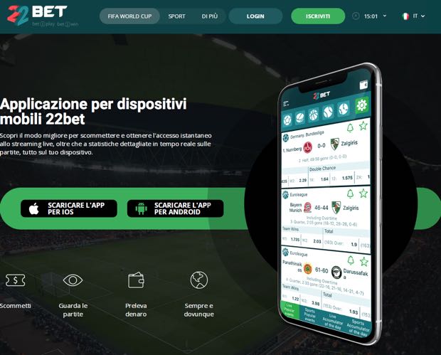 22bet mobile