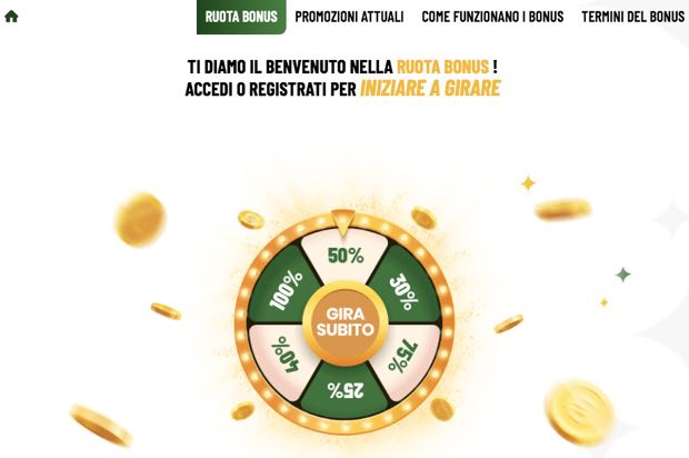 machance casino ruota bonus