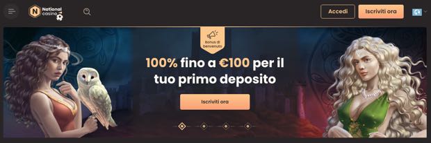 national casino bonus