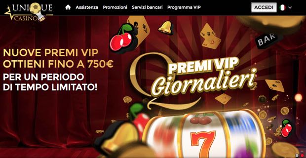 unique casino vip