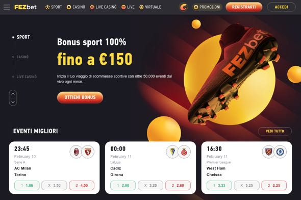fezbet bonus sport